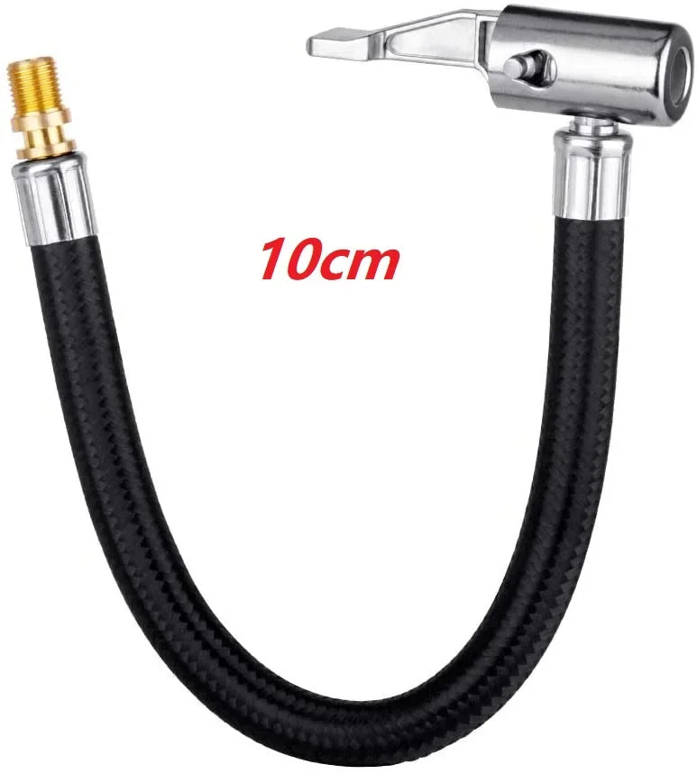 Car Tire Inflator Extension Tube Quick Inflation Chuck Hose Air Pump