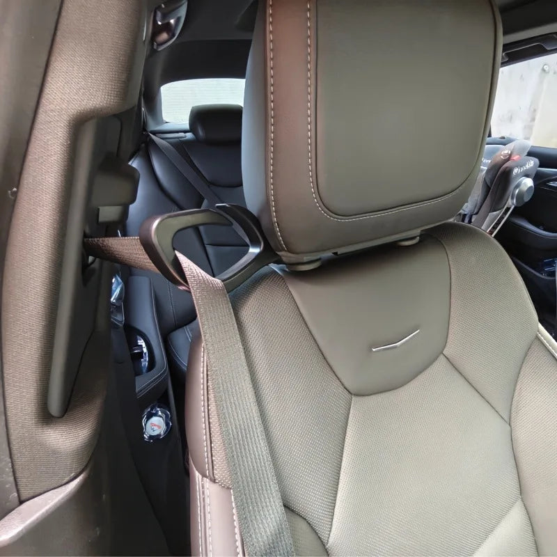 Universal Car Seat Belt Adjuster & Rear Seat Hook | ABS