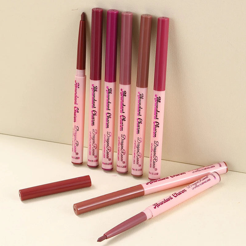Matte Lip Liner Pen Long-Lasting Waterproof Sweatproof Easy Coloring Lipstick Pencil Lip Contour Outline Makeup Lipliner Crayon Zpaxo