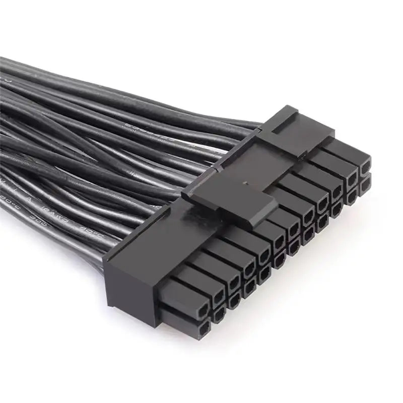 652F 24 Pin Power Sync Cable 24Pin Mining Power Extension Cord for Computer Adapter Boards and General Use Zpaxo