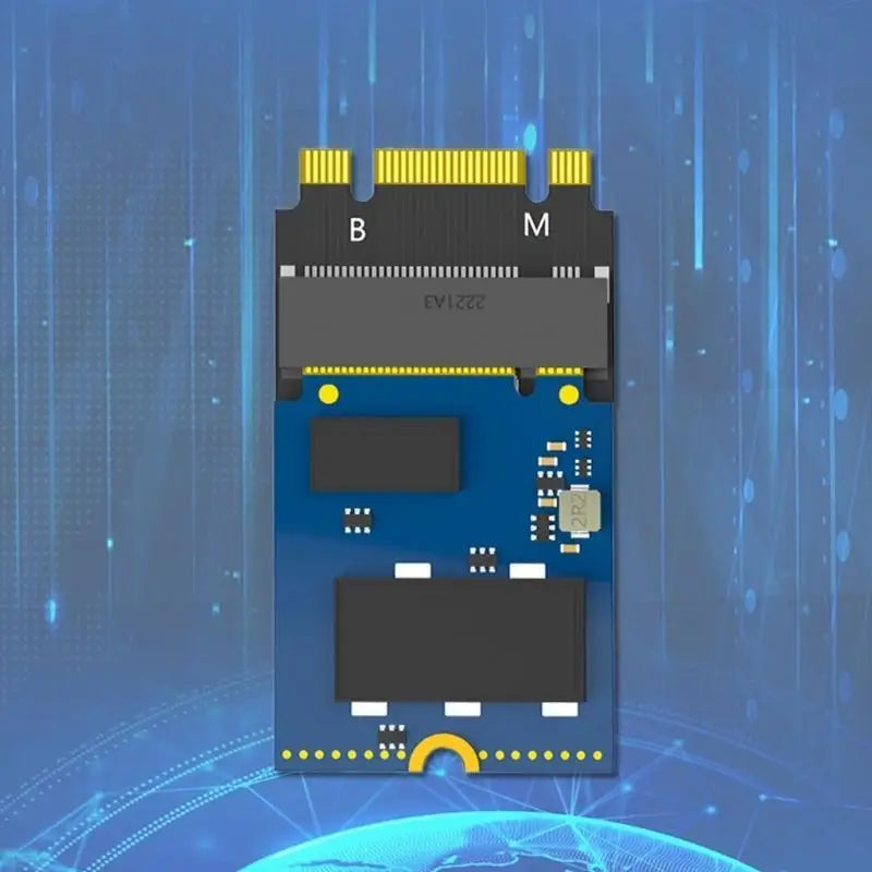 652F M.2 2230 to 2242 Extension Adapter NVME B+M NVME M 2230 to 2242 Card Computer Adapter Board for X270 X280 T470 Zpaxo