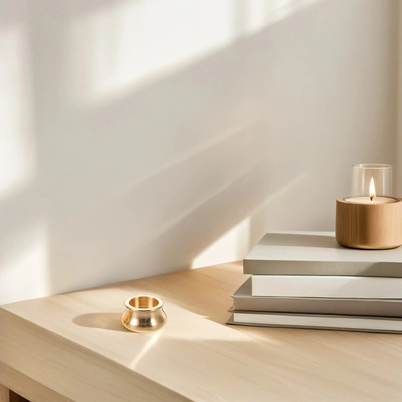 Incense Holder Brass Stick Stand Minimalist Ash Catcher Home