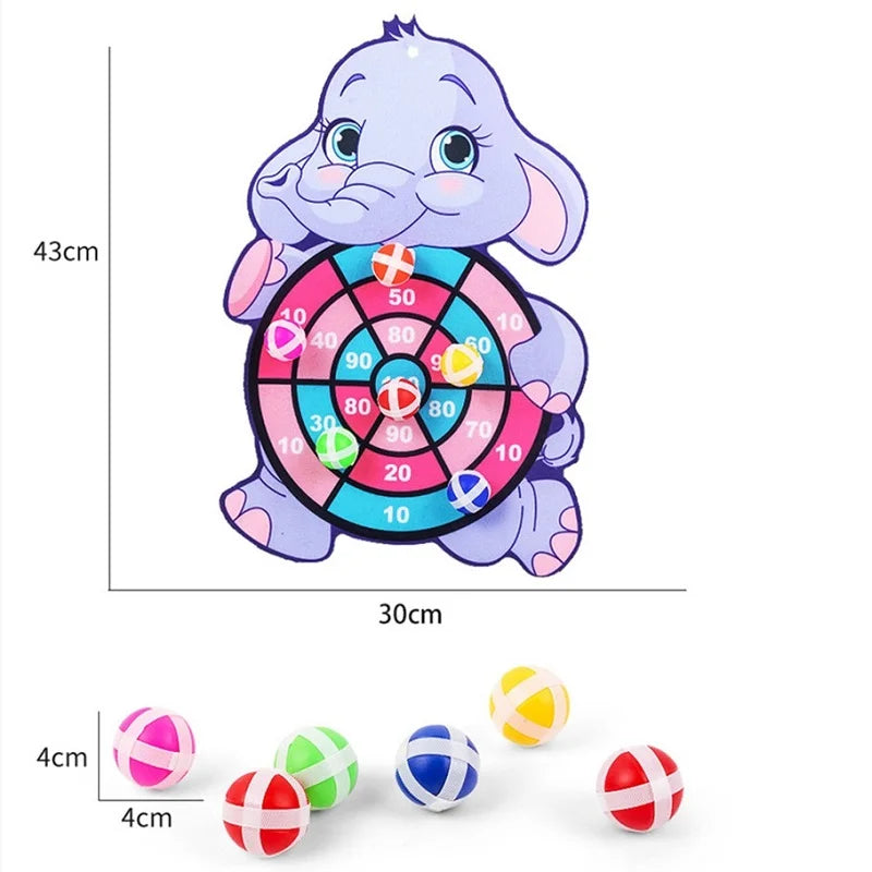 Montessori Dart Board Target Sports Game Toys Children 4 6 Years Old