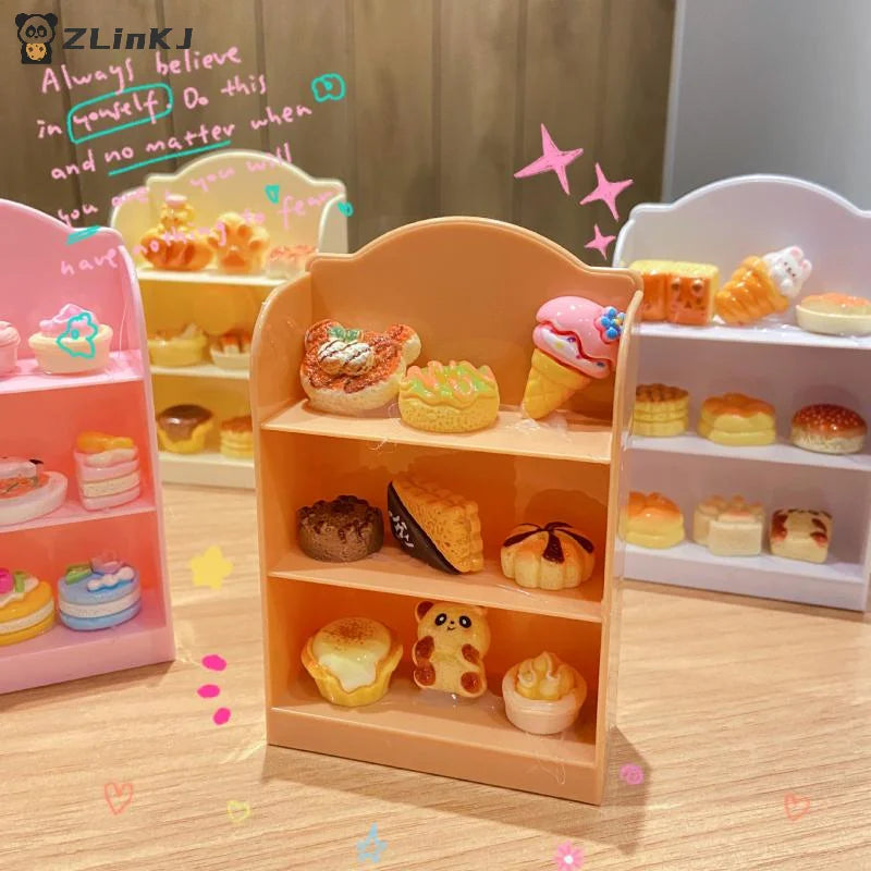 1 12 Dollhouse Miniature Supermarket Shelf Display Stand Storage Rack Zpaxo