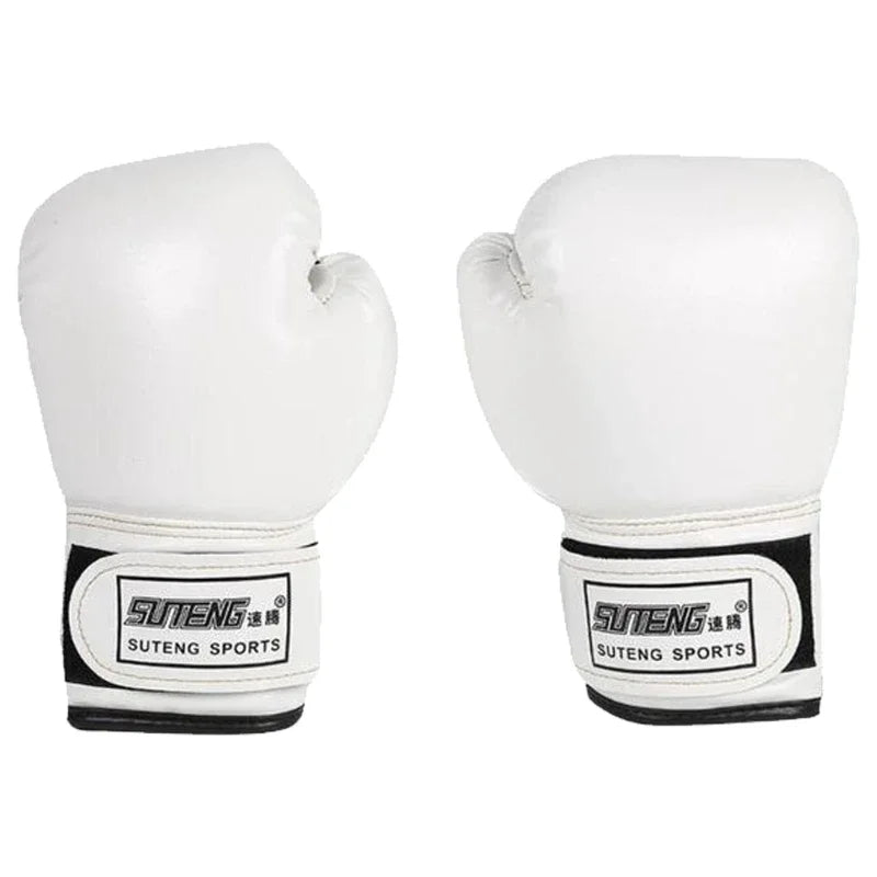 Children's Boxing Hand Gloves Children's and Youth Boxing Bags Taekwondo Muay Thai Mitt MMA Training Spare Sports Gloves Zpaxo white