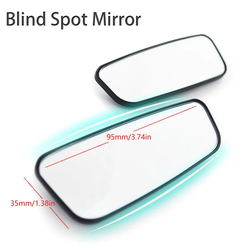 Car 360 Degree Adjustable Blind Spot Mirror Auxiliary Rearview Convex