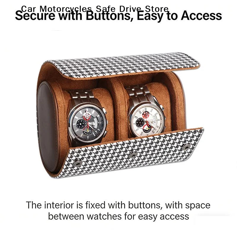 Watch Roll Travel Case-1 2 3 Slot Storage Organizer-secure Innovative