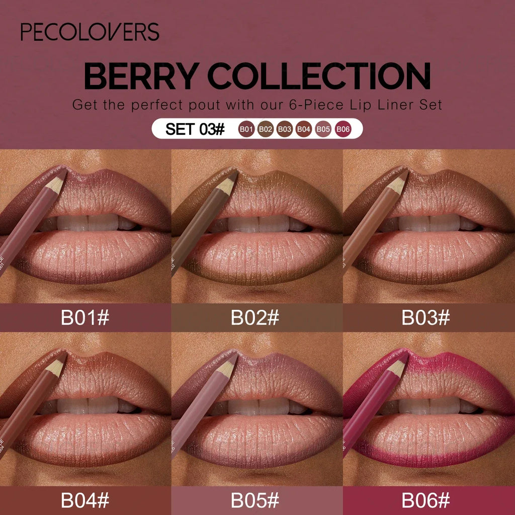 1PC Brown Smooth Lipstick Pen- Easy Coloring Lipliner, Durable Moisturizing Matte Lipstick for Daily Makeup Zpaxo