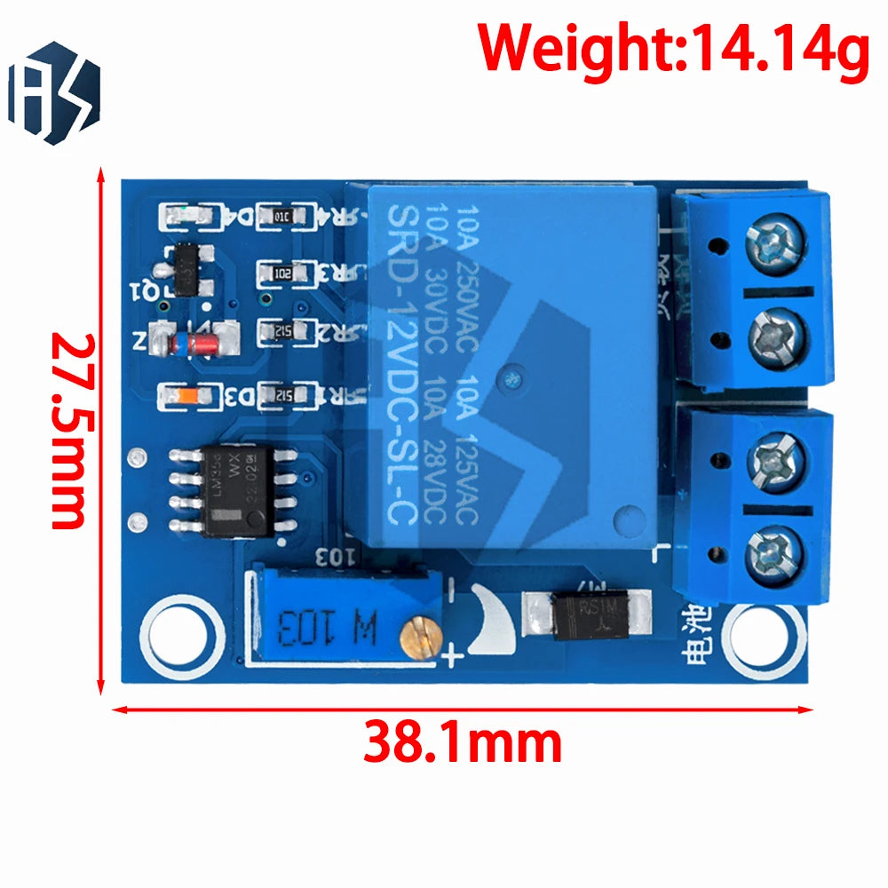 12V Battery Low Voltage Cutoff Protector Auto Recovery Undervoltage Zpaxo