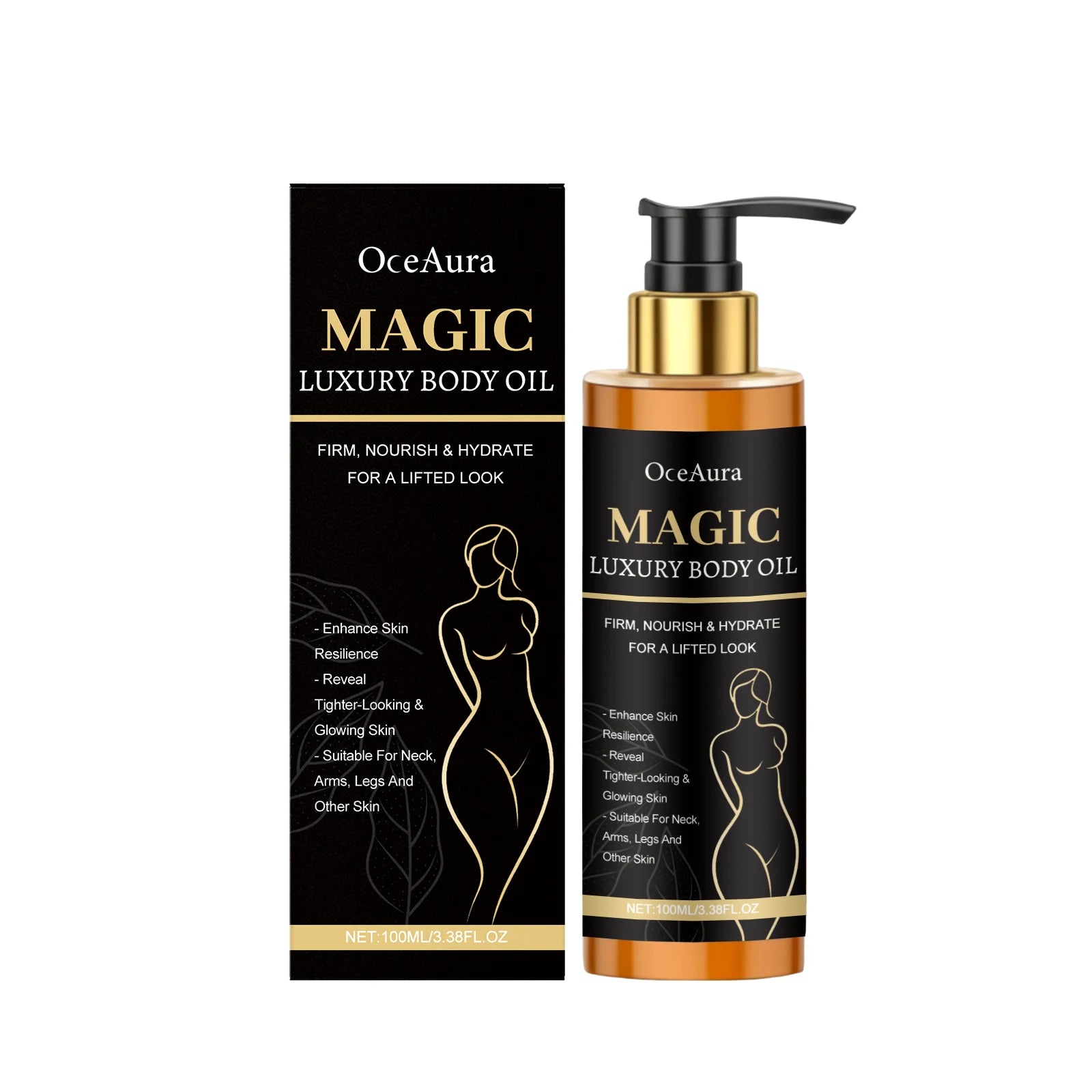 Skin Firming Oil Firming Lift Skin Remove Fine Lines Anti Dryness Improve Sagging Smooth Moisturizing Massage Essential Oil Zpaxo 100ML Boxed