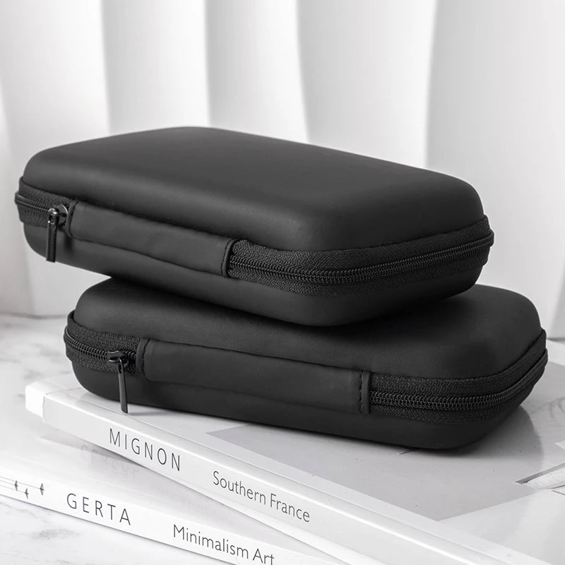 Portable Mini 3C Hard Shell Digital Gadgets Storage Bag Artificial Zpaxo