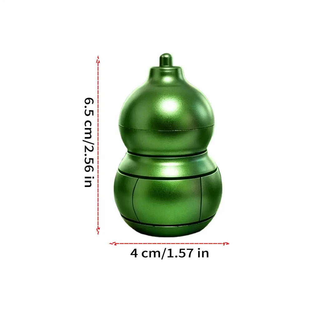 Fidget Sensory Toys Gourd Shape Small Magnetic Rotating Gadget Sensory Toys For Adults Home Office Desk Classroom School Party Zpaxo black China Mainland