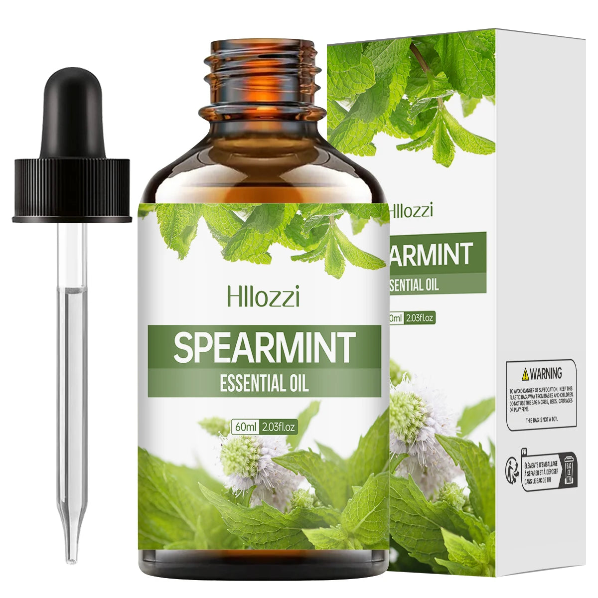 SPEARMINT ESSENTIAL OIL Oils Pure Aromatherapy Soap DIY Humidifier Zpaxo 60ML SPEARMINT Other