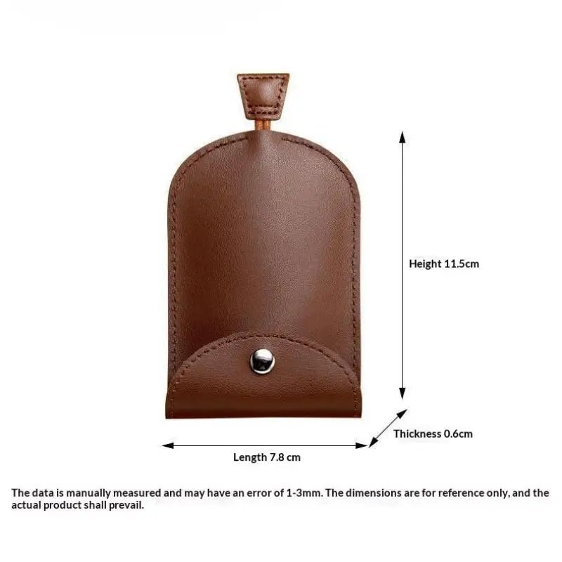 Retro PU Leather Pull-Out Key Holder & Mini Coin Purse