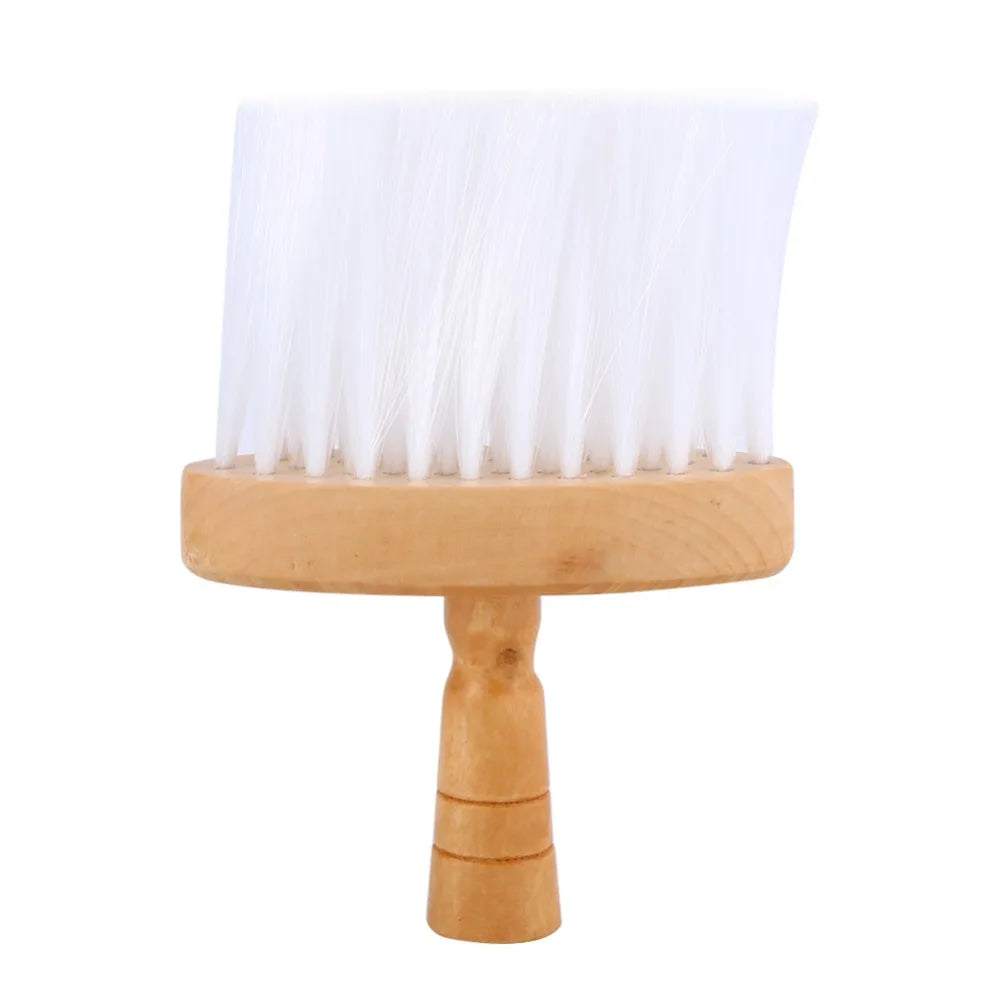 Personal Grooming Soft Bristle Neck Duster Brush Wood Handle Gentle Zpaxo