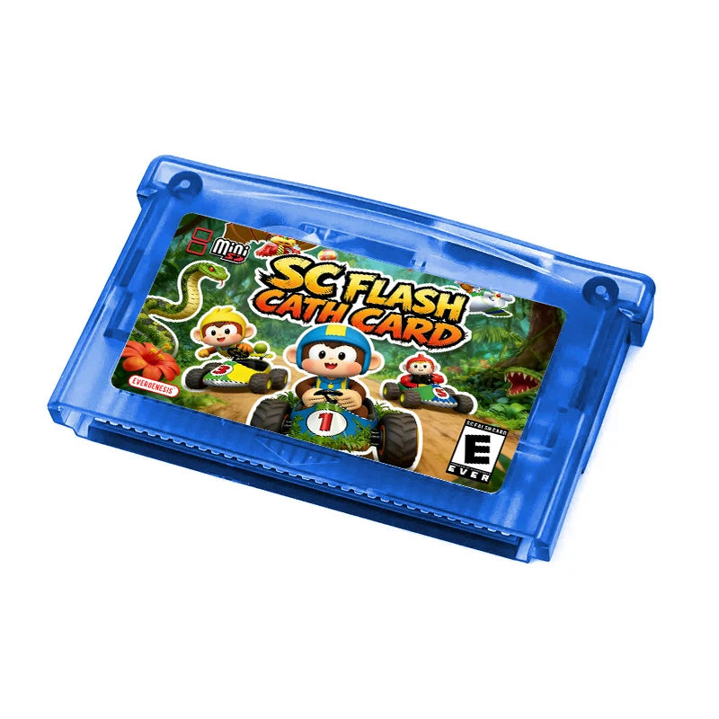 5000 in 1 Retro Games Cartridge New SCFW V2.0 GBA Flash Card with 8G TF Card RTC Flash for GBA/GBA SP/NDS Handheld Game Console Zpaxo
