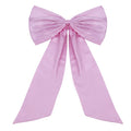 Giant Pink Bow Wall Decor – 43x24" Satin Ribbon Party Decoration