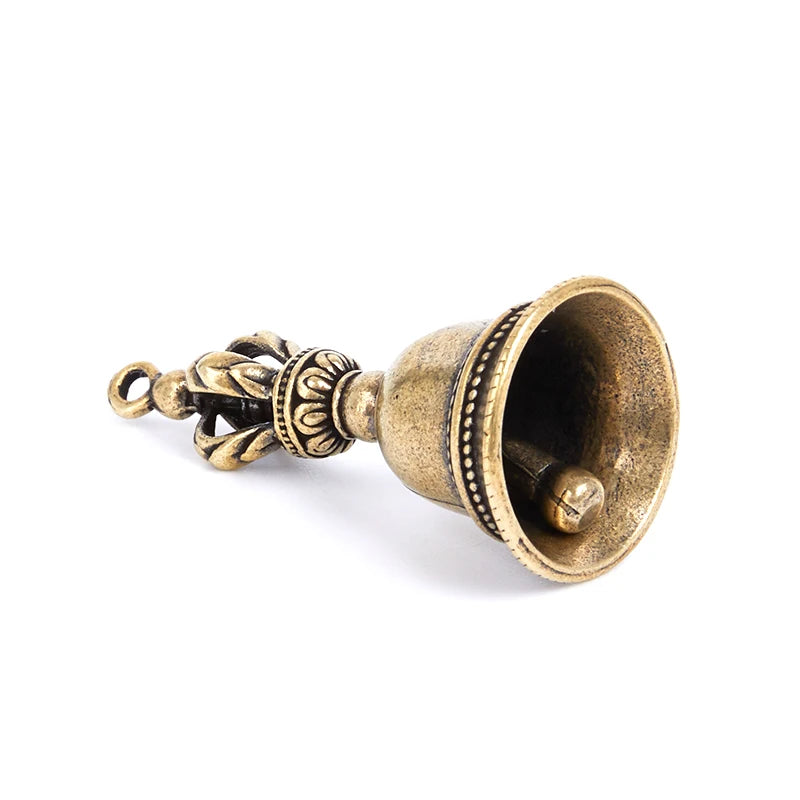 Brass Handicraft die-casting Wind Bell Tibetan Bronze Bell Metal Antique Bell Feng Shui Metal Wind Chime Fortune Jingle Bell Zpaxo