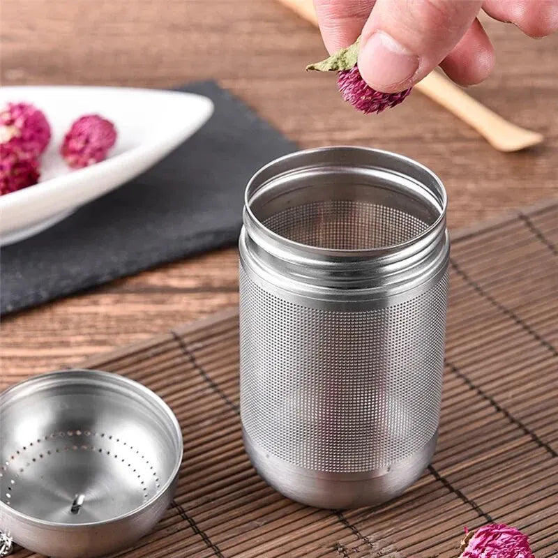 Tea Strainer Stainless Steel Infuser Leaves Spice Seasoning Ball