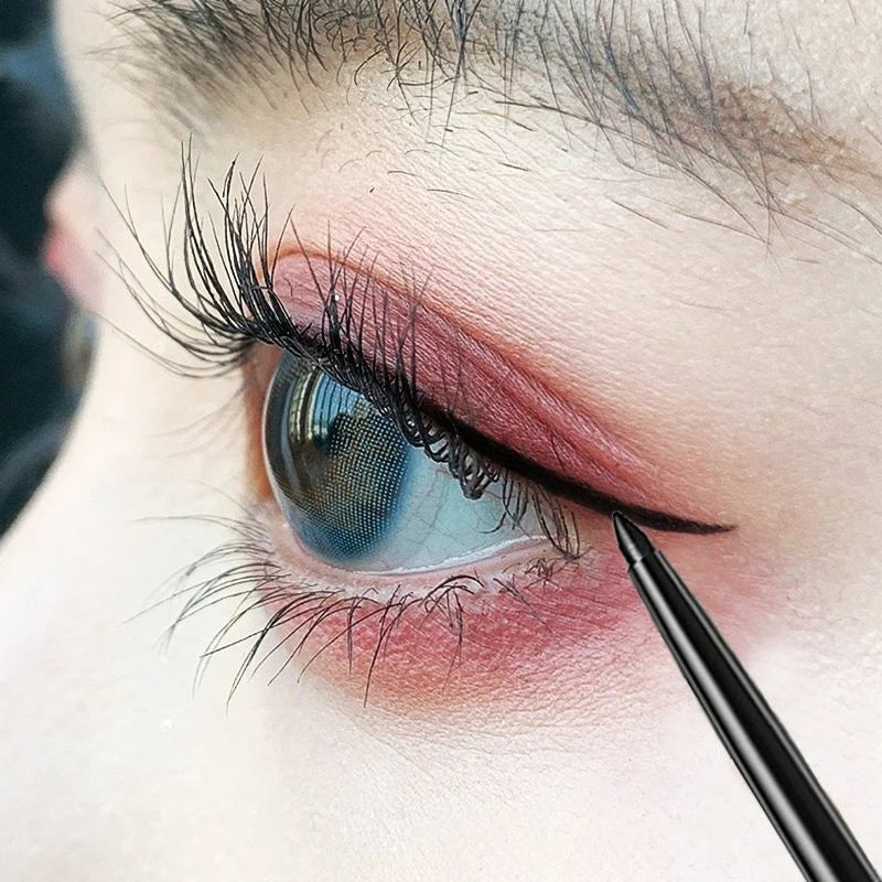 1/3/5/12pcs Black Brown Eyeliner Pencil Lasting Waterproof & Sweat-Proof Eye Pencil Matte Smooth Eye Liner Eyelid Pencil Makeup Zpaxo