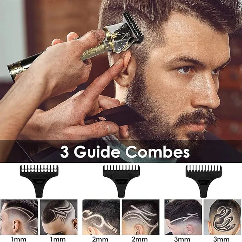 Electric Hair Cutting Machine Vintage T9 Clipper Hair Rechargeable Man Shaver Trimmer For Men's Barber Professional New Hot Sale Zpaxo
