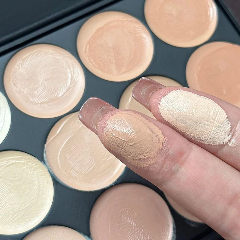 15 Colors Concealer Palette Makeup Correcting Palett Face Contouring Zpaxo