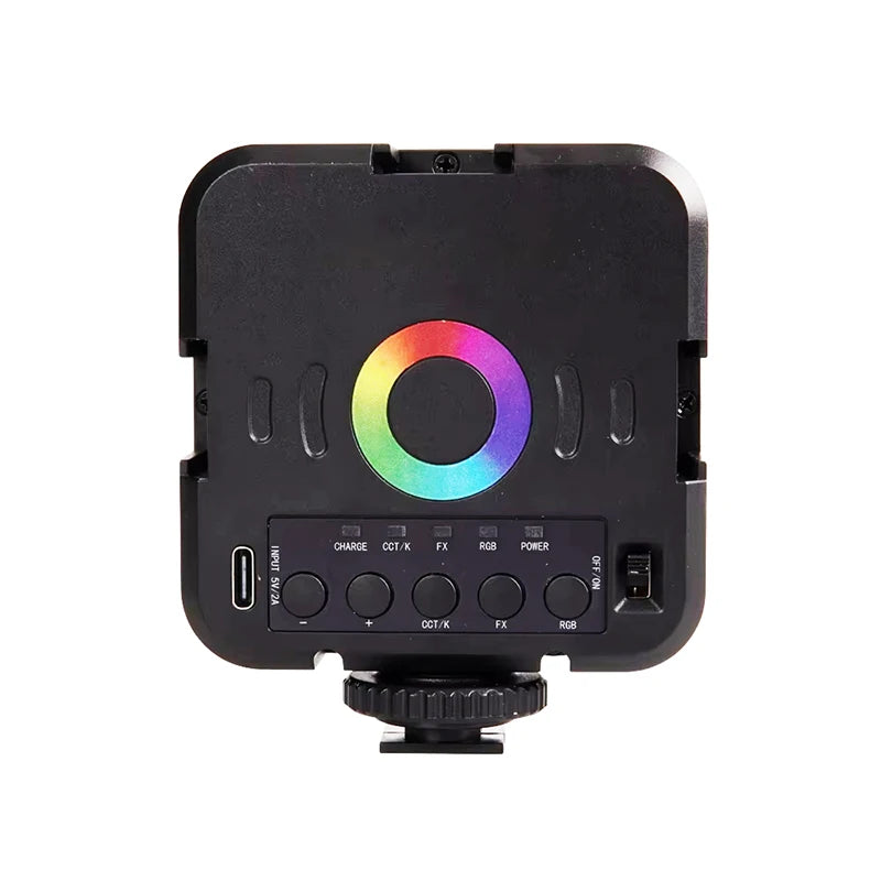 Full RGB Video Fill Light Mini LED Camera 1800mAh Rechargable Pocket Zpaxo W70RGB