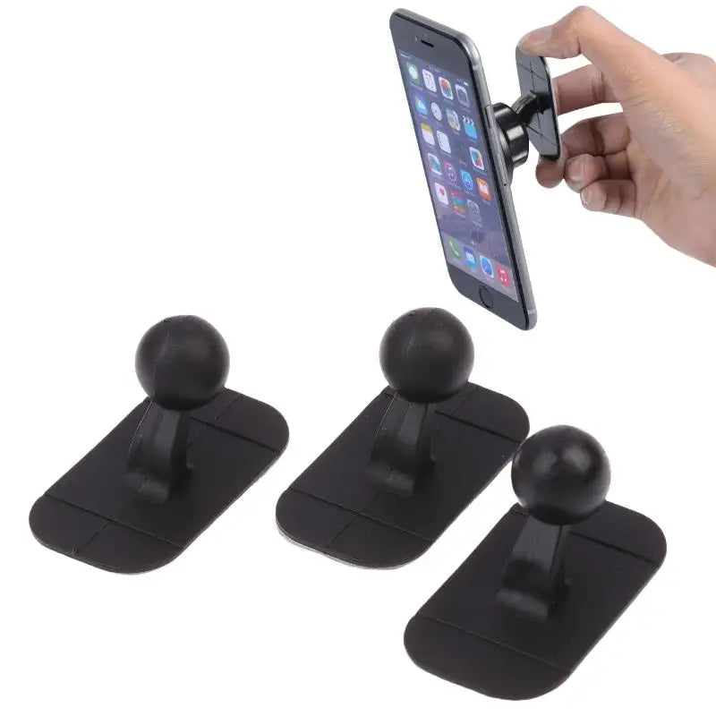 Self-Adhesive Car Dashboard Phone Holder Base – 2 to 5 Pack