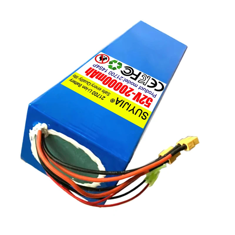 14S4P 52V 20Ah 21700 Lithium-ion Battery Pack High-capacity Dual Port Fast Charging Suitable for Dual Drive Electric Scooters Zpaxo