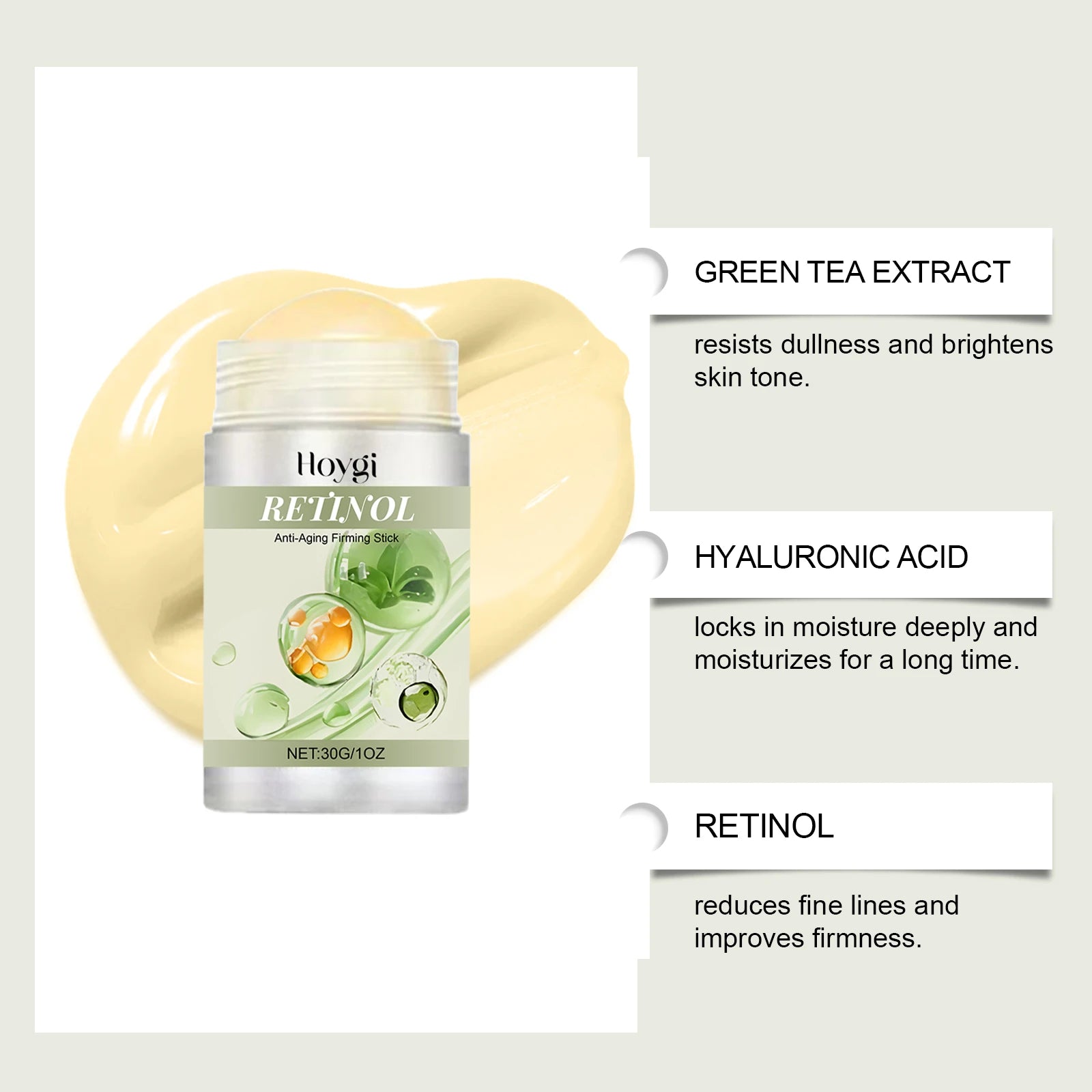 Wrinkle-Reducing Firming Serum Stick - Anti-Aging, Boosts Collagen, Long-Lasting Hydrating Zpaxo
