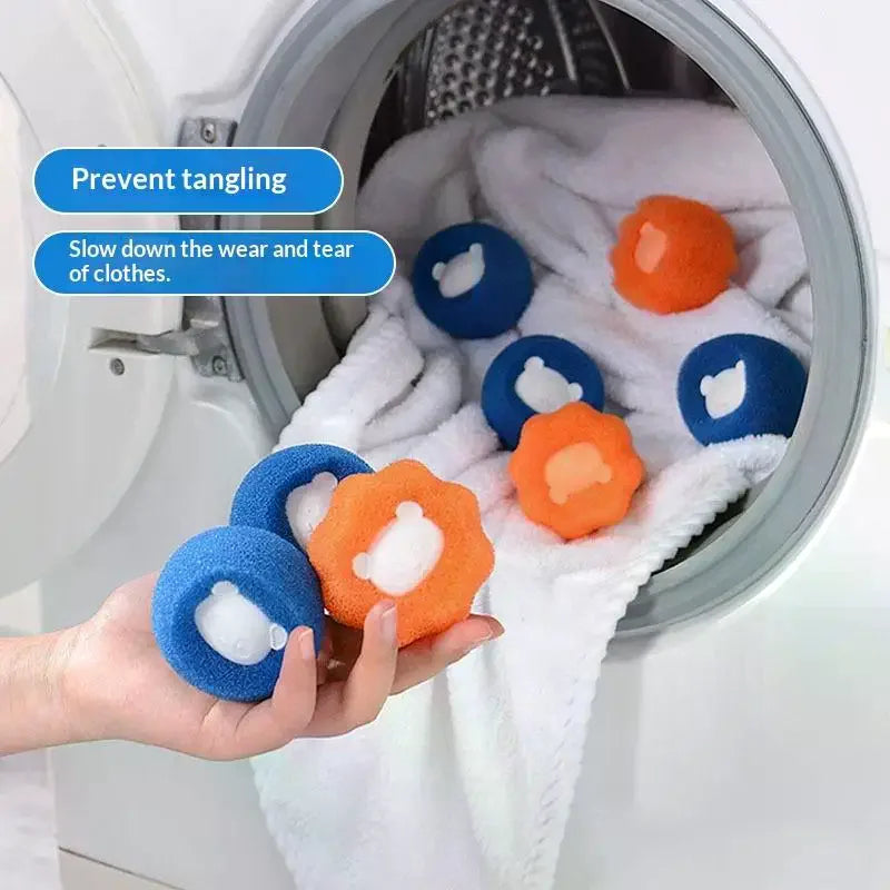 Laundry Balls Pet Hair Collector Washing Machine Reusable Lint Zpaxo Default Title