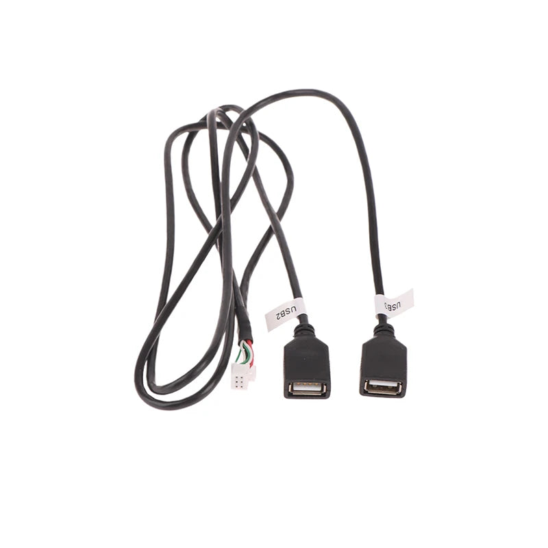 6-Pin Dual USB Car Radio Harness Adapter | Android Nav Cable