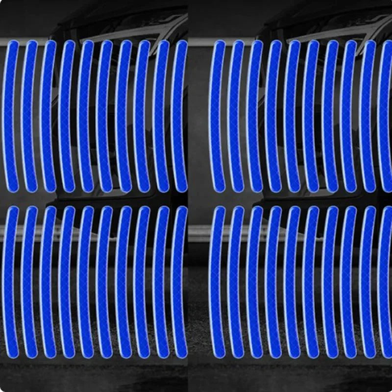 Reflective Wheel Rim Stickers – Car, Bike & Motorcycle