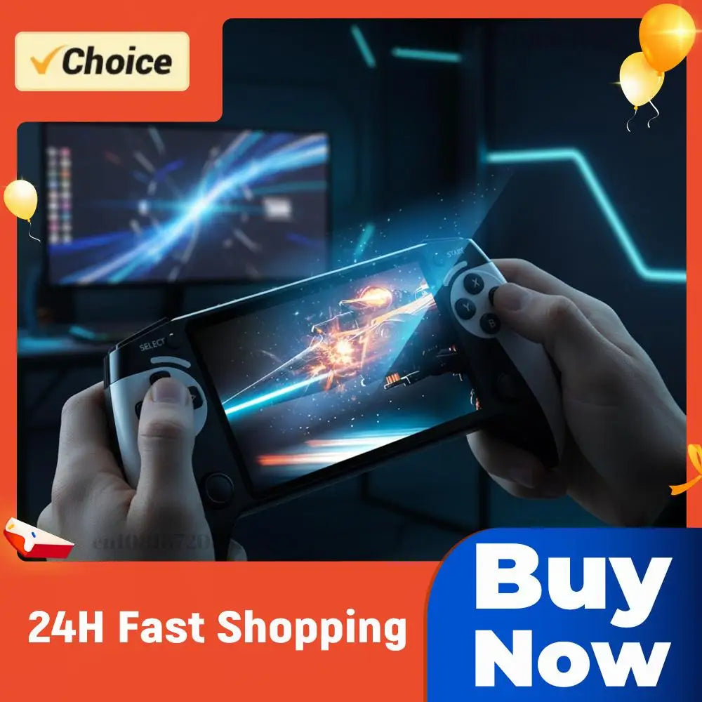 Handheld Game Console Screen Retro Gaming Video Kids Adults
