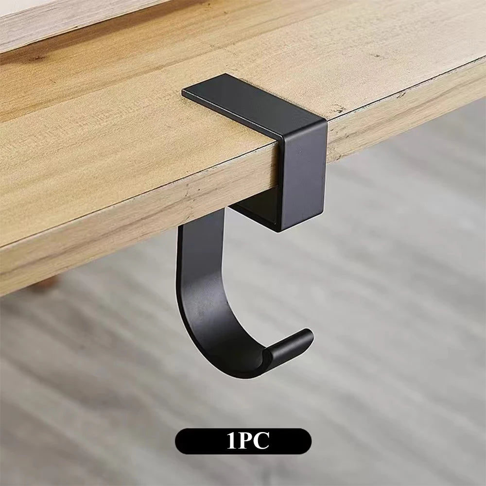 Portable Bag Hook With Anti-Slip Design Removable Side for Table Desk Bag Hanger for School Office Desktop Zpaxo J2503013