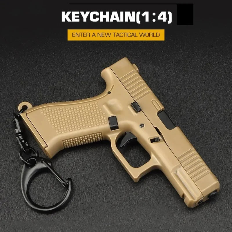 G45 Pistol Keychain – Realistic Mini Tactical Model Key Ring