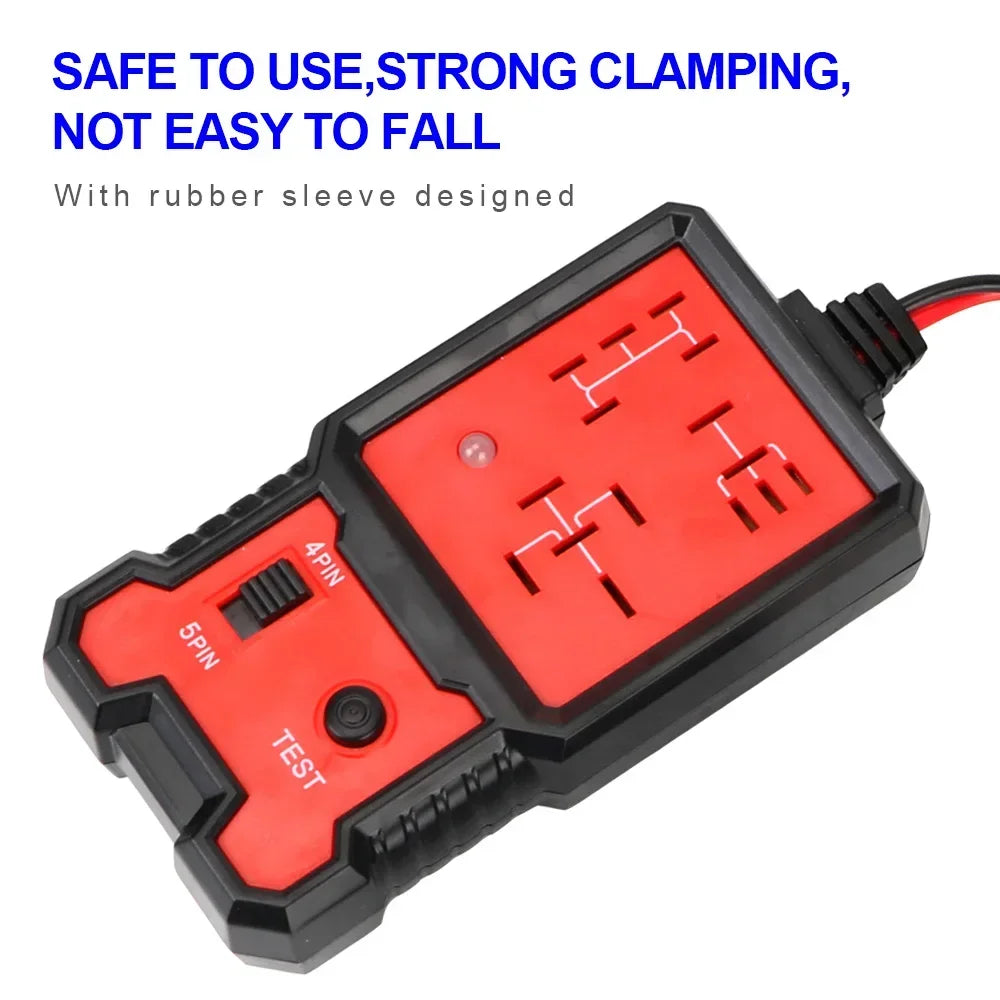 Electronic Relay Tester 12V Car Battery Voltage Checker Relay Trigger Test Tool Universal Relay Tester with LED Indicator Zpaxo