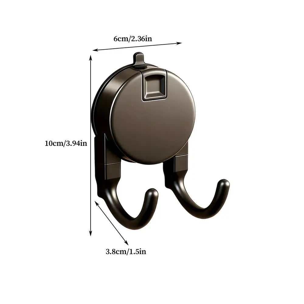 Suction Cup Hooks Retractable Reusable Bag Hanger Removable Towel Zpaxo B