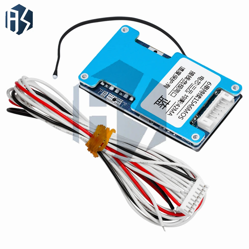 1PC 6S 22.2V Li-ion BMS Battery Protection Board – 15A/20A/25A Balanced Module with 6/8/10 MOS for Power Tools & E-bikes Zpaxo