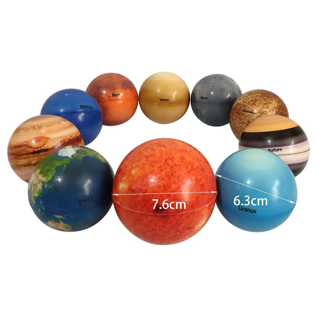 Ball Puzzle Toys Solar System Education Science Decompression Squeeze