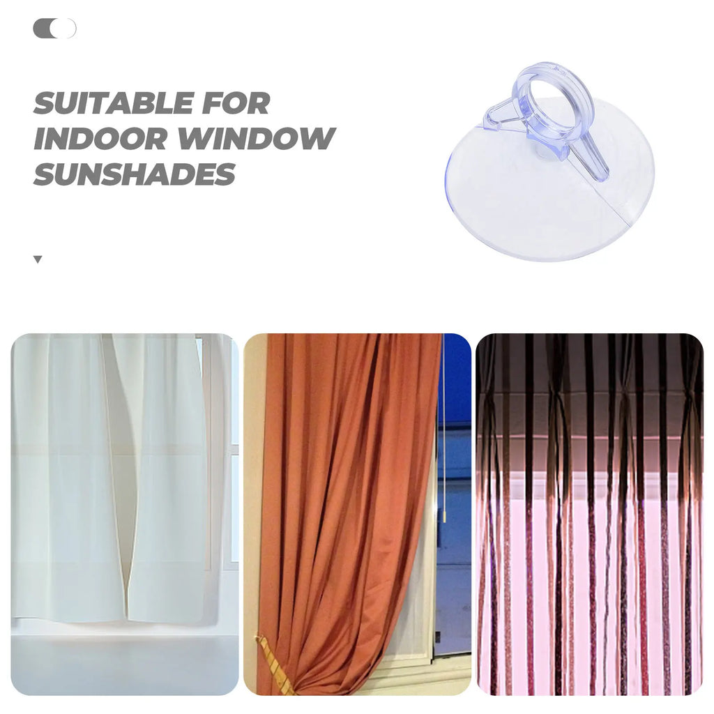 100Pcs Windshield Sunshade Suction Cup 4.5cm Small Compact Strong Adhesive Sucker for Car Shade Glass Table Top Bathroom Wall Zpaxo
