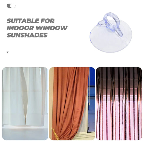 100Pcs Windshield Sunshade Suction Cup 4.5cm Small Compact Strong Adhesive Sucker for Car Shade Glass Table Top Bathroom Wall Zpaxo