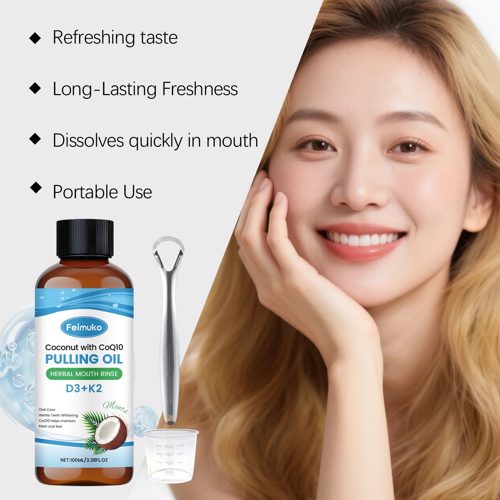 Fresh Breath Mouthwash Everyday Oral Care Teeth Fragrance Zpaxo