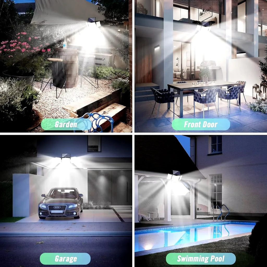 280 LED Solar Wall Light – Motion Sensor Outdoor Flood Lamp