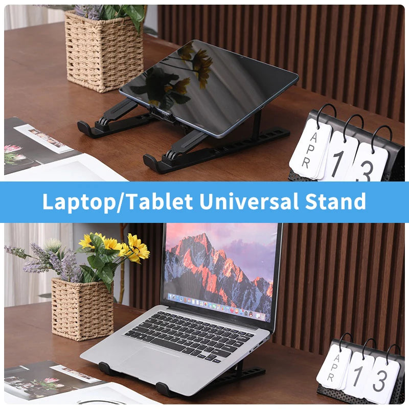 Foldable Laptop Cooling Stand with Fan – Portable Riser
