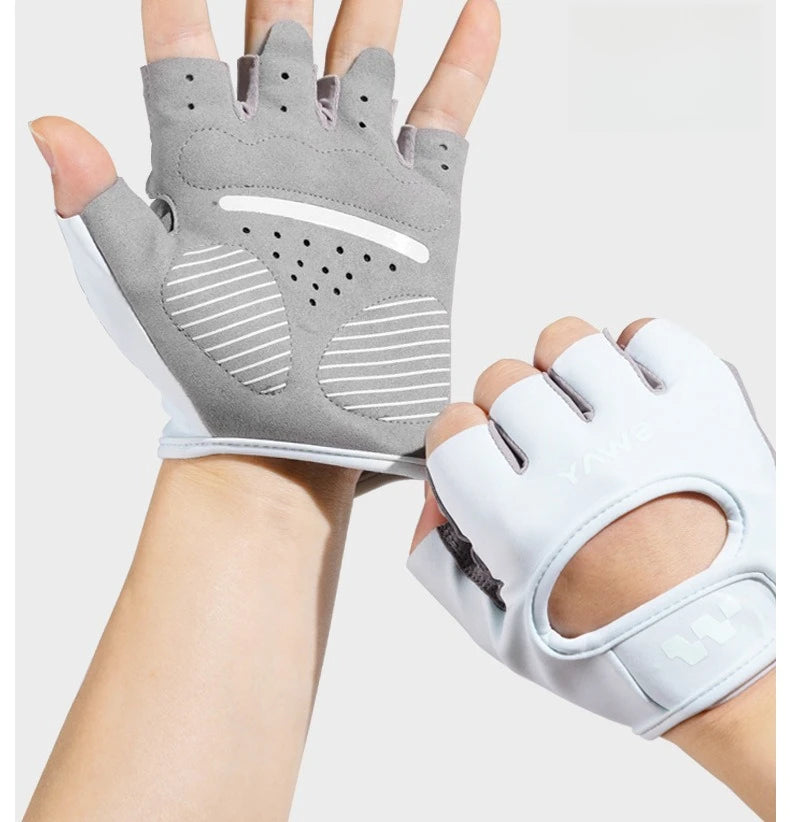 Half finger sports gloves fitness cycling summer thin breathable non slip gloves iron rolling fitness professional anti cocoon Zpaxo