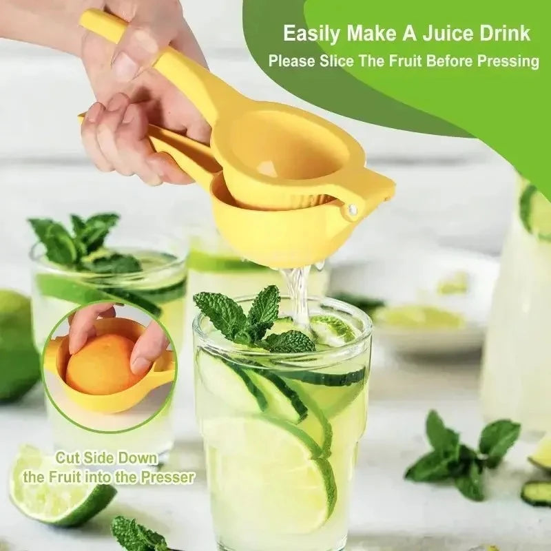 Manual Metal Lemon Lime Squeezer Stainless Steel Citrus Press Juicer