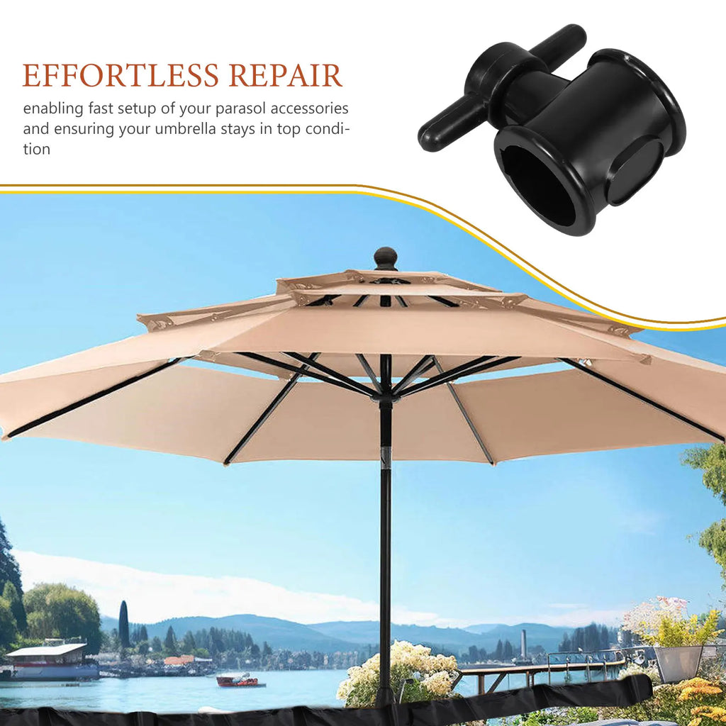 2.9cm Patio Umbrella Pole Connector Screw Replacement Part for Garden Porch Sun Umbrella Outdoor Repair Fixing Zpaxo