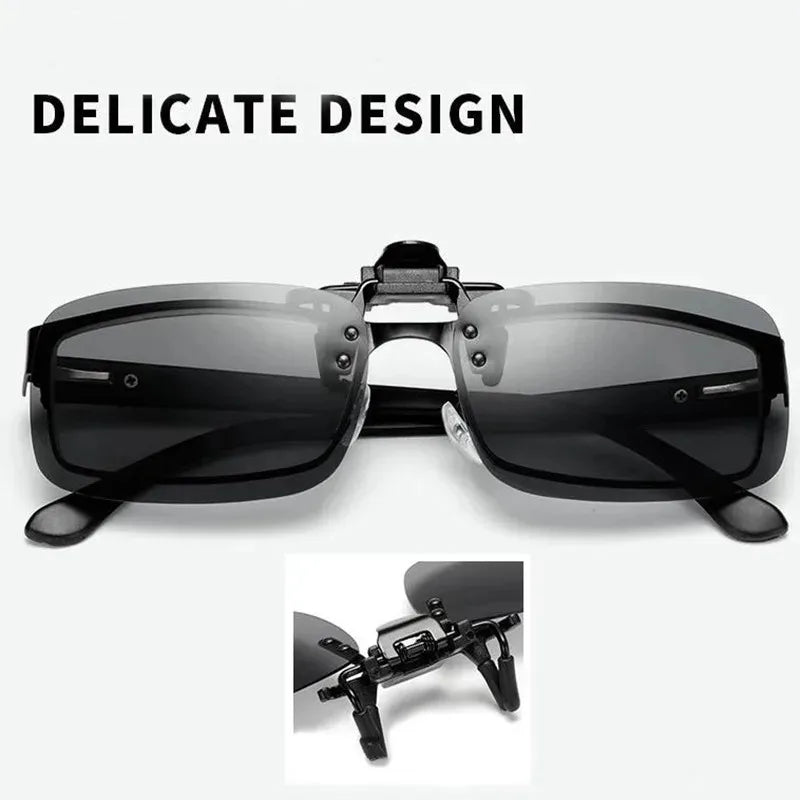 Polarized Clip-On Sunglasses UV400 – Driving & Outdoor Shades