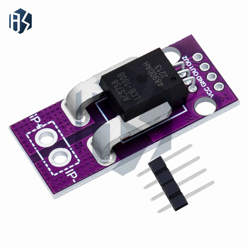 ACS758 Hall-effect Current Sensor Module ACS758LCB-050B 100B-PFF-T Zpaxo